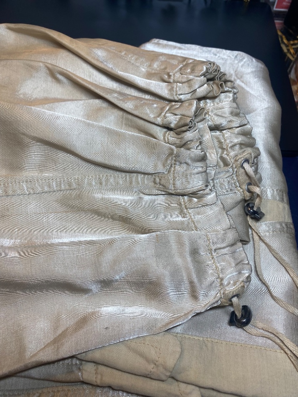 VTG Biscote Seymour Metallic Cargo Jumpsuit • Y2K Archival Cyber Gorpcore S NWOT - Picture 15 of 16